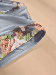 3 Pack Plus Size Panties Set - Floral Print - Medium Stretch Comfort