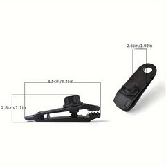 10PCS Awning Rope Clamps Tarpaulin Clip Tent Canopy Clip Buckle