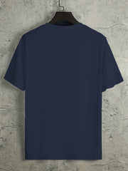 Smile Face Print Men's Crew Neck Tshirt Casual Tee S