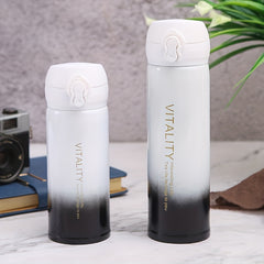 300ml 400ml Stainless Steel Gradient Vacuum Cup Large Capacity Pop up Cup