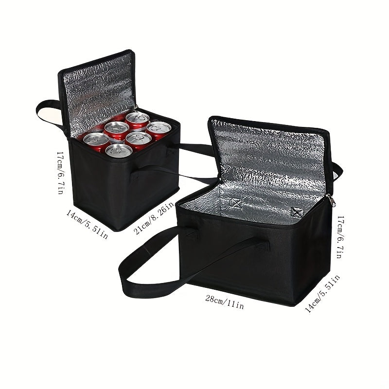Insulated Reusable Grocery Bag Collapsible Zipper Storage