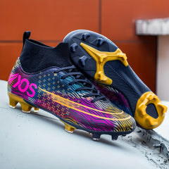 Women's Soccer Shoes AG Nailed Lawn Football Shoes
