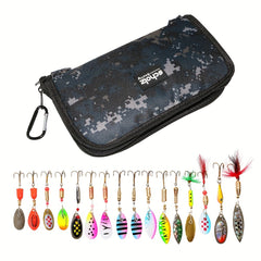 16pcs Metal Spoon Spinner Fishing Lure Hard Bait For Pike Fishing