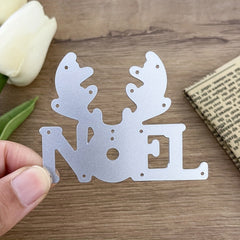 Christmas Antlers NOEL Metal Cutting Dies Stencils DIY Scrapbooking