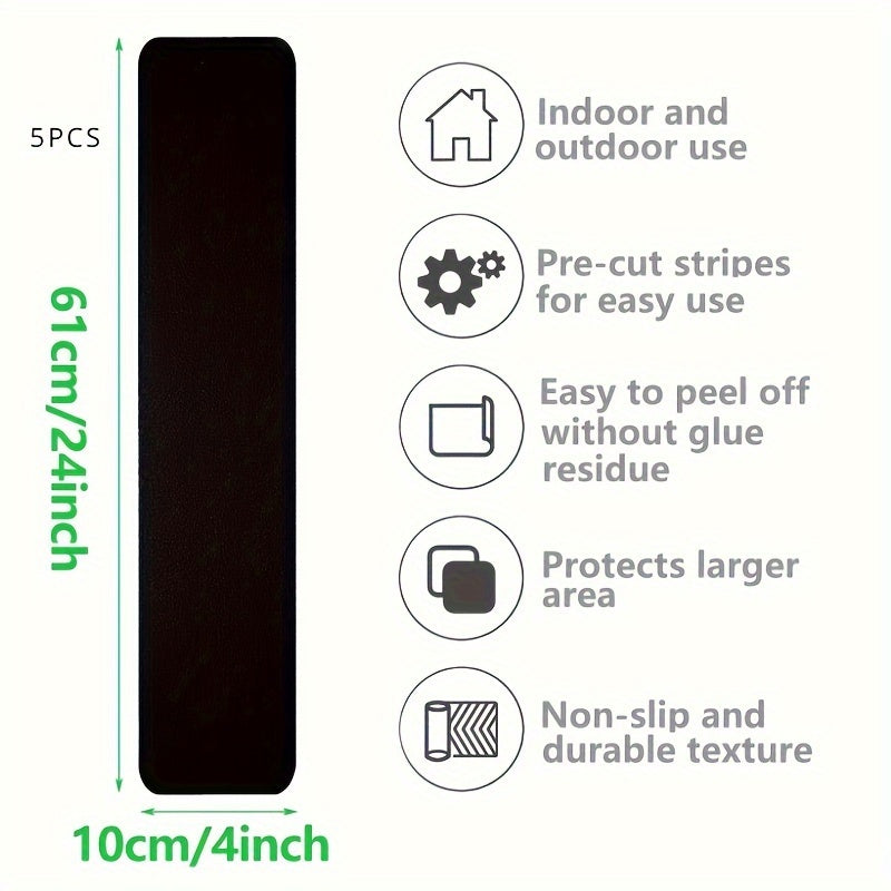 Non Slip Outdoor Stair Treads - Anti Slip Grip Tape Adhesive Strips