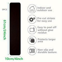 Non Slip Outdoor Stair Treads - Anti Slip Grip Tape Adhesive Strips