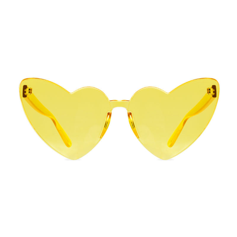 Heart Sunglasses Rimless Candy Party Glasses