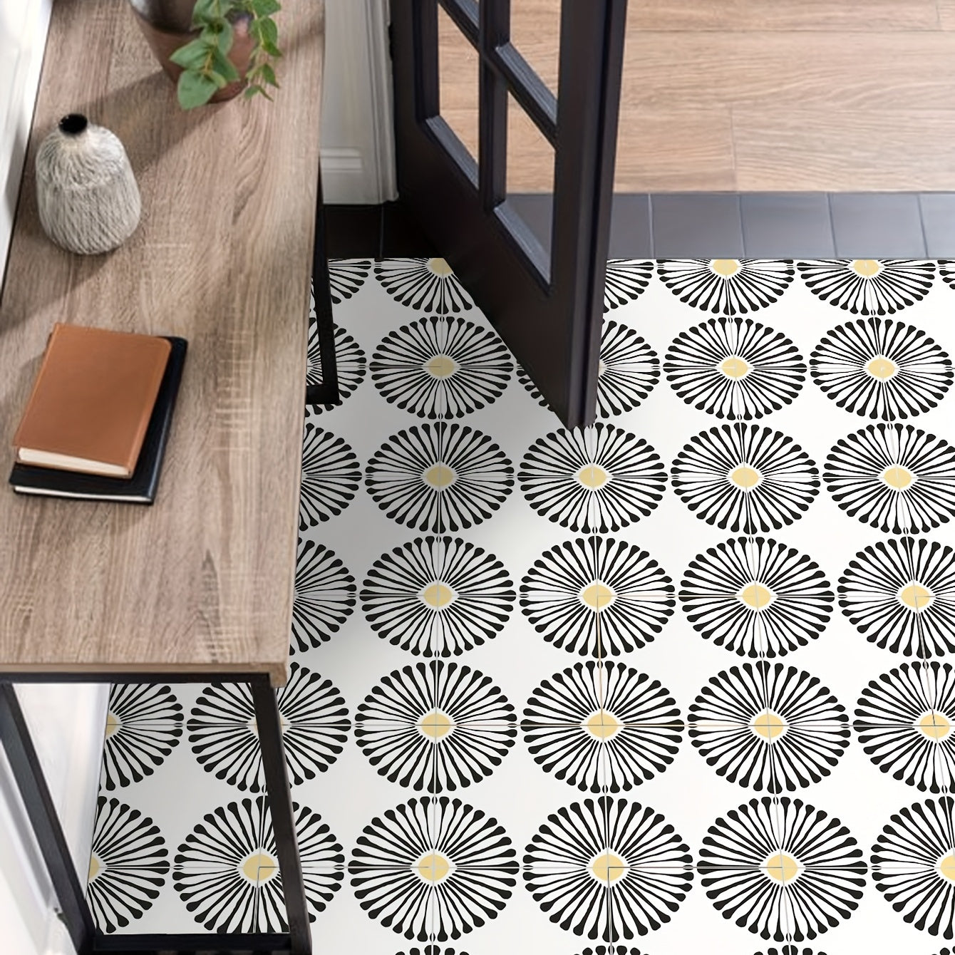 Moroccan Mosaic Look Self Adhesive PVC Tile