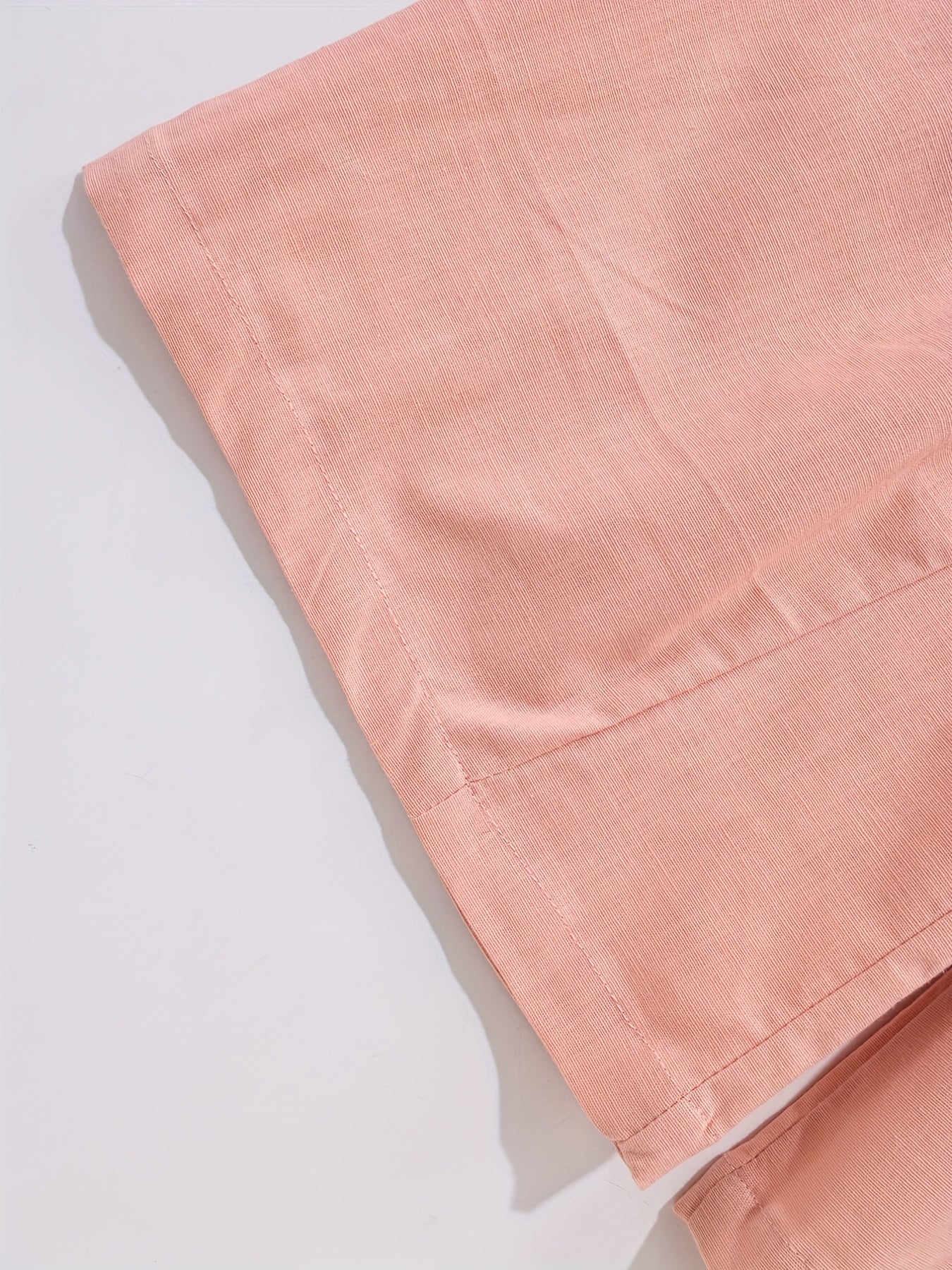 Girls Cropped Wide Leg Cotton Pants For Summer