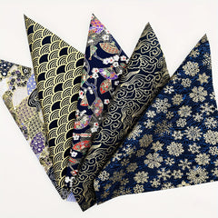 5pcs Japanese Style Cotton Quilting Fabric Doll Clothing Craft Fabri