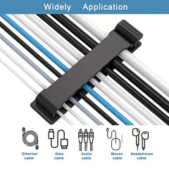 10PCS Cable Management Clips Cord Organizers for Office & Desk