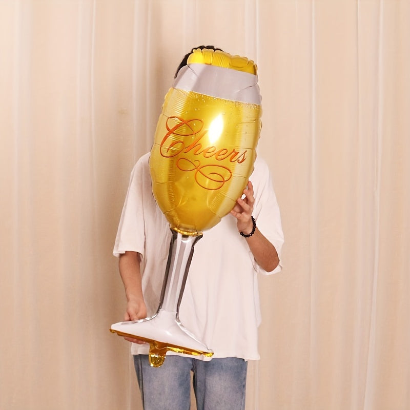 1pc Cheers Goblet Balloon Large Wine Glass Balloon