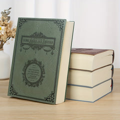 A5 PU Leather Hardcover Notebook 736 Pages Retro Pattern Sketchbook