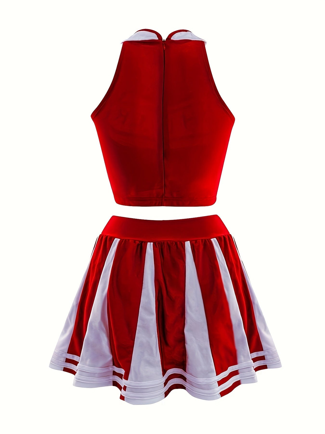 Women's Cosplay Costume Halter Top Mini Skirt