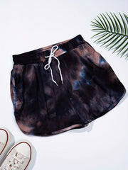 Tie Dye Drawstring Shorts Casual Shorts For Women
