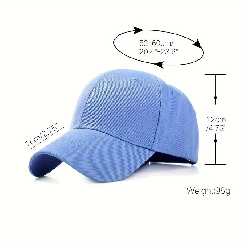 Solid Baseball Cap Outdoor Sun Hat Fishing Mountaineering