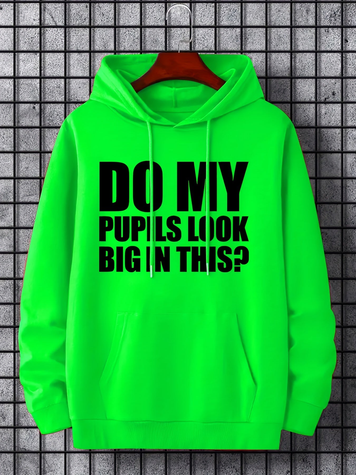 Men's Letter Print Hoodie Outdoor Sweatshirt