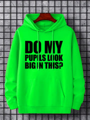 Men's Letter Print Hoodie Outdoor Sweatshirt