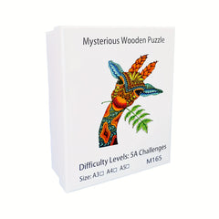 Giraffe Wooden Puzzle Adult Decompression Toy Unique Animal Shape
