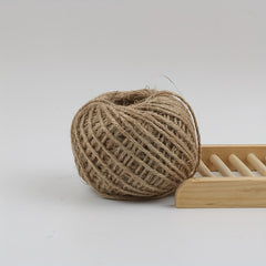25M Natural Jute Rope Cord Hemp Twine Home Wedding Decoration Burlap Ribbon