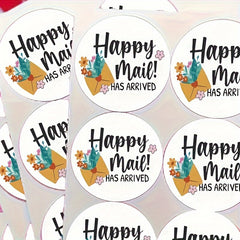 60pcs Hello Mail Gift Wrapping Sticker Party Birthday Decoration