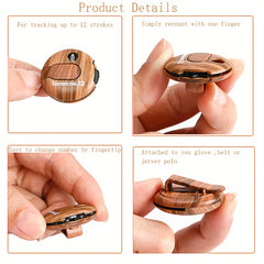 Golf Hat Clip Scorer Glove Clip Pole Counter GolfAccessories