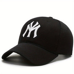 Embroidery Unisex Baseball Cap Solid Hip Hop Dad Hats Casual Adjustable Sun Hats