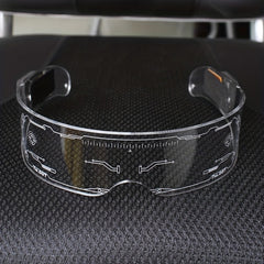 LED Luminous Men's Glasses Futuristic Style Technology Glasses