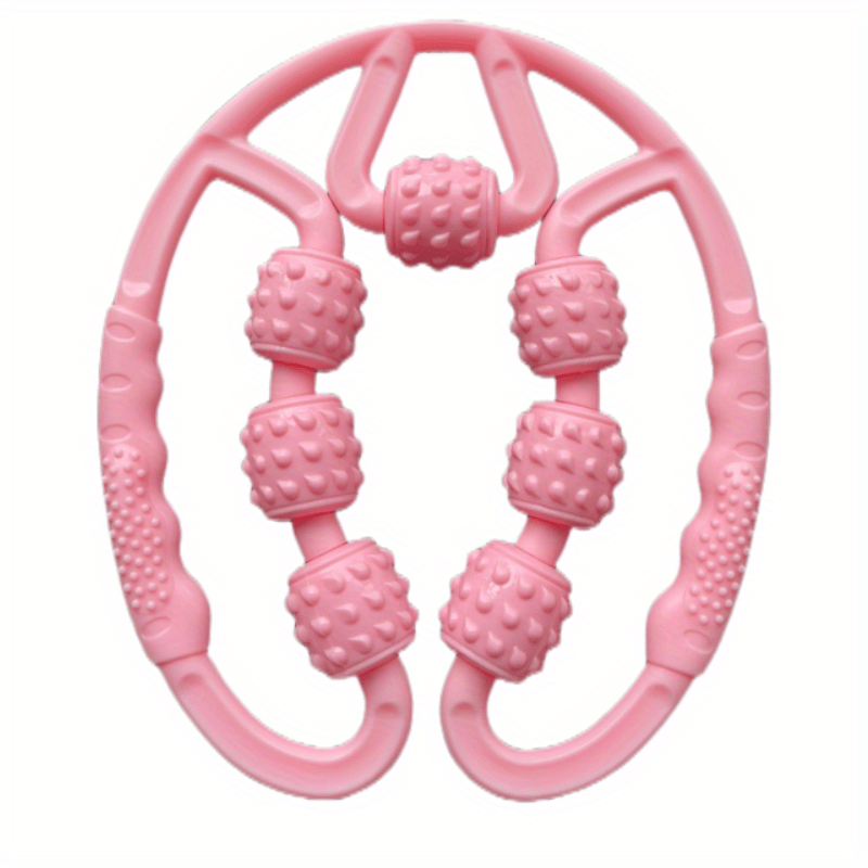 Leg Training Ring Clamp 7 Wheel Leg Massage Roller for Muscle Relaxation