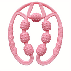 Leg Training Ring Clamp 7 Wheel Leg Massage Roller for Muscle Relaxation