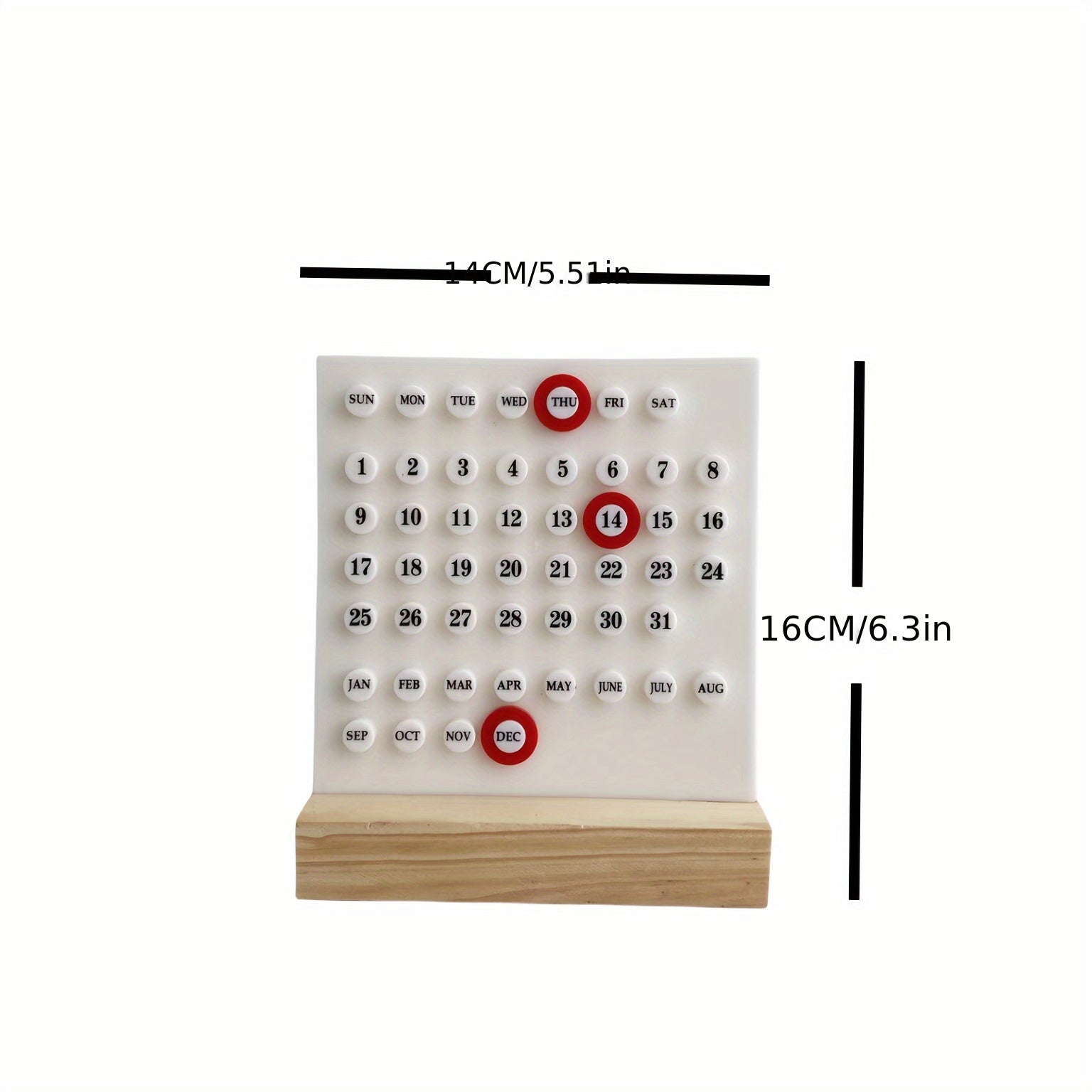 DIY Desktop Calendar Office Decoration Holiday Calendar