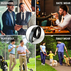 Men's Leather Belt Golf Daily Outdoor Casual Belt