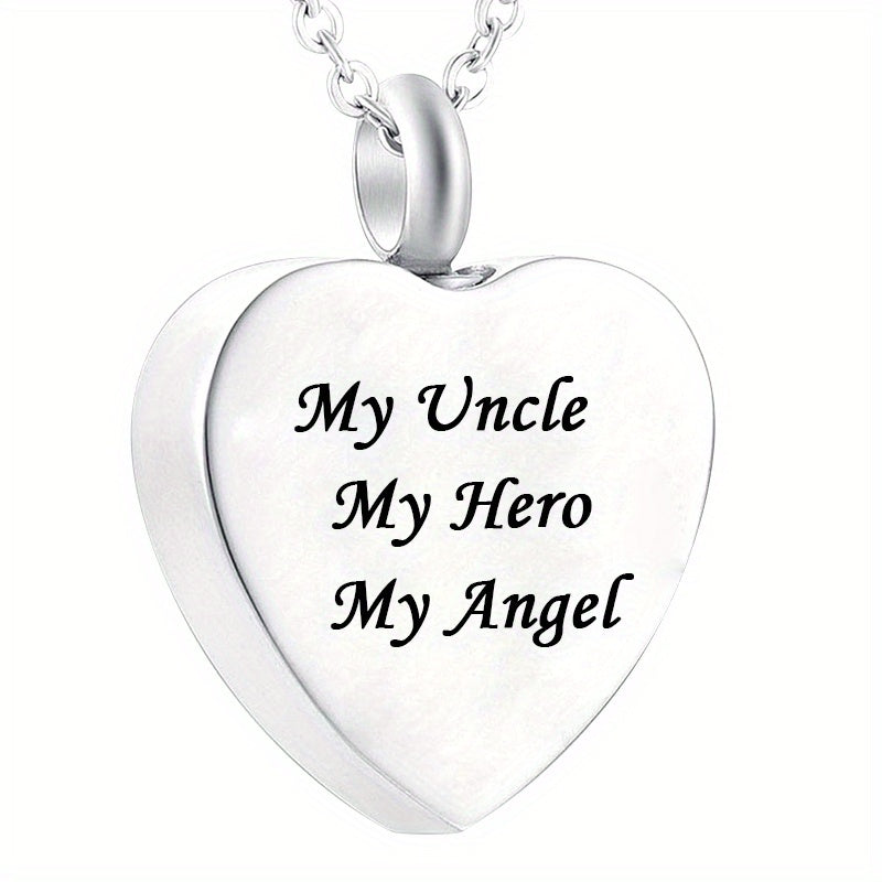 Dad My Hero My Angel Cremation Necklace