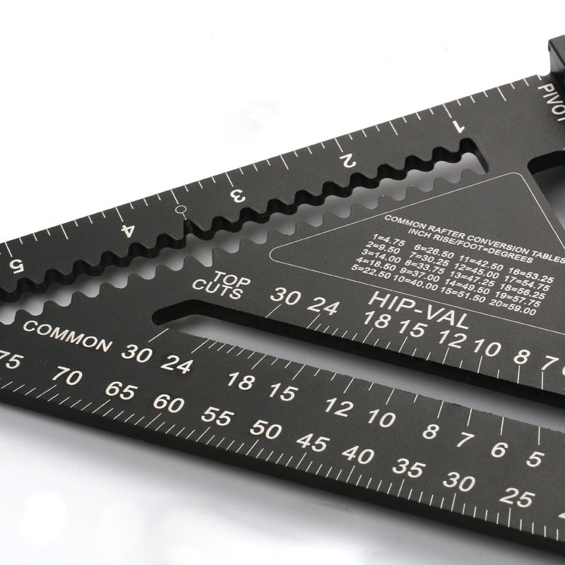 17 78 Cm Triangle Ruler High Precision Aluminum Alloy Triangle Ruler