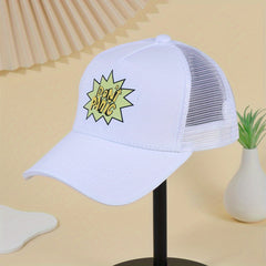 Mens Letter Graphic Baseball Cap Trucker Hat for Sports