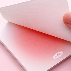 50 Sheets Gradient Pink Series Sticky Notes Memo Pad