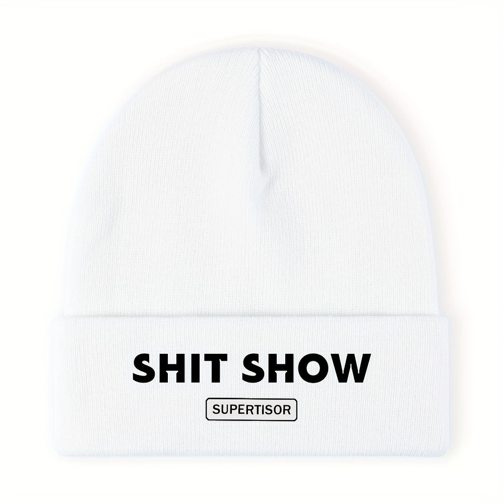 Knitted Beanie Hat Outdoor Warm Cap for Men Women