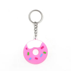 Donut Keychain 12 Pack Assorted Colors