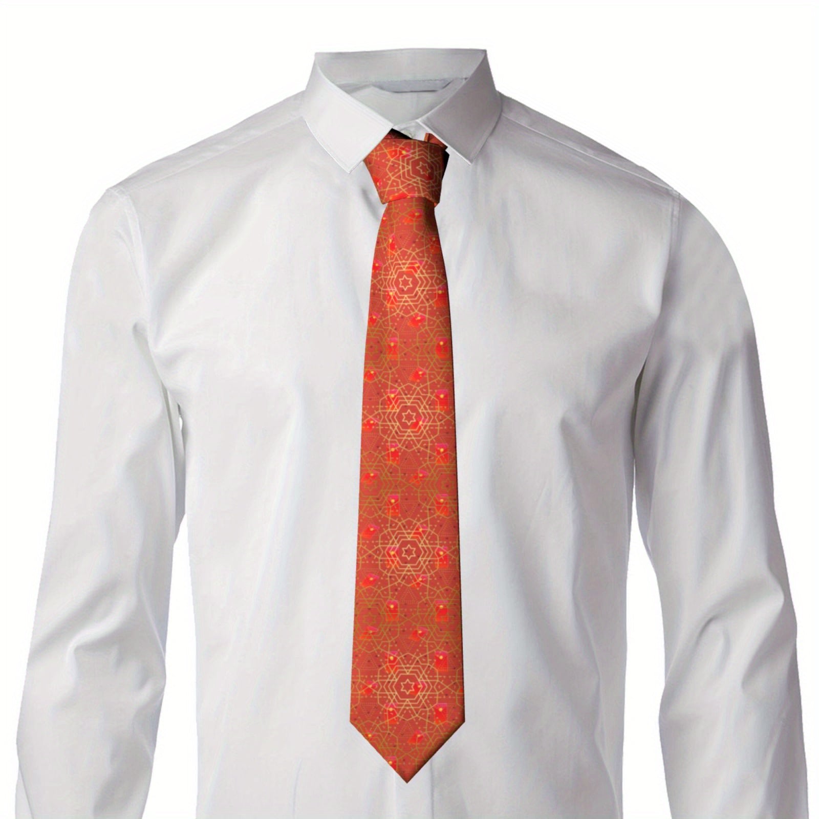 Men's Plaid Silk Tie Wedding Business Formal Necktie