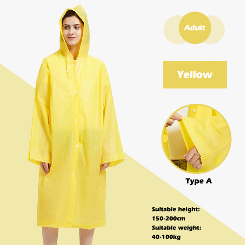Stylish Waterproof Raincoat with Adjustable Hood - Ultimate Protection