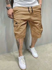 Men's Cargo Short Pants Drawstring Loose Shorts