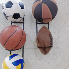 Wall Mounted Removable Rugby Storage Rack