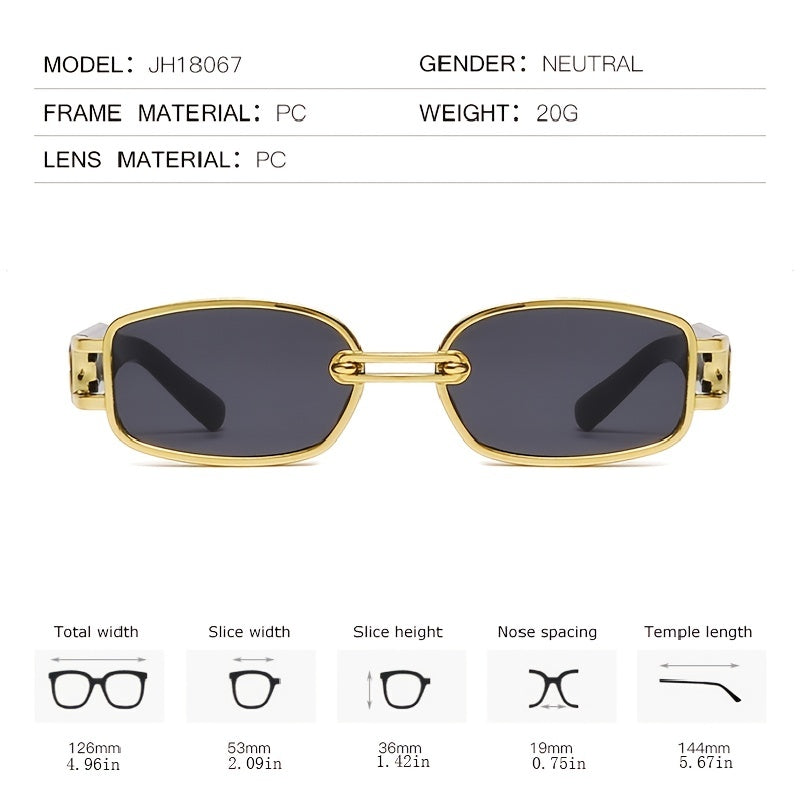 Square Sunglasses for Women Anti UV Sunscreen Glasses