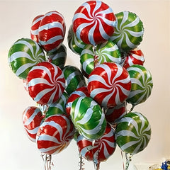 10pcs 45 72 Cm Christmas Rotating Foil Balloon Decoration