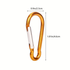 Metal Carabiner Snap Hook for Outdoor Hiking Camping Picnic