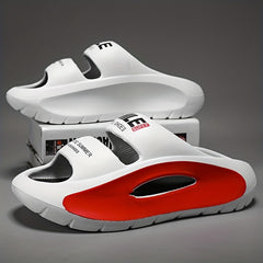 Men's Platform Slides Non Slip Slippers Open Toe Shoes