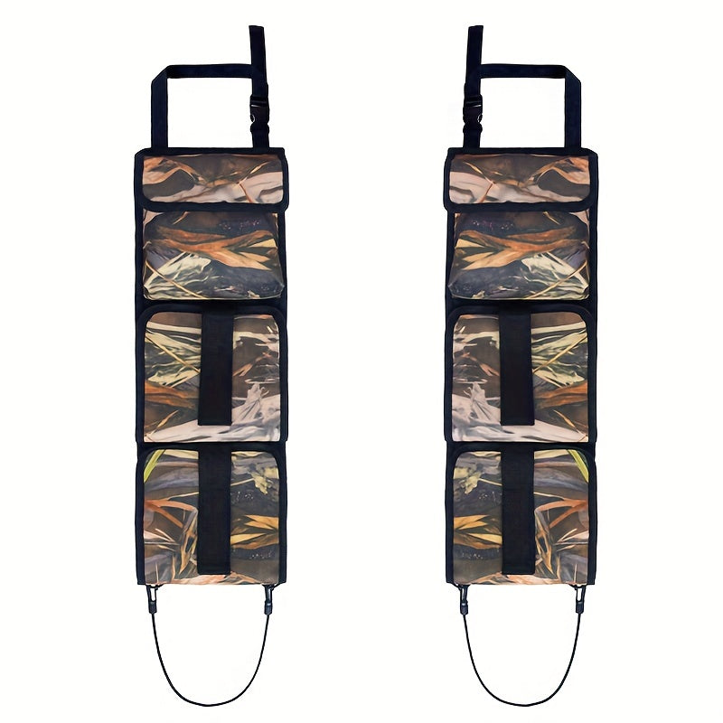 Camouflage Car Seat Back Sling Rack Organizer for Weapons Storage