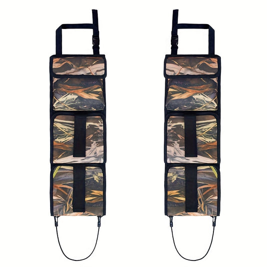 Camouflage Car Seat Back Sling Rack Organizer for Weapons Storage