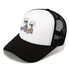 Men's Baseball Cap Outdoor Sun Hat Mesh Breathable Adjustable Dad Cap