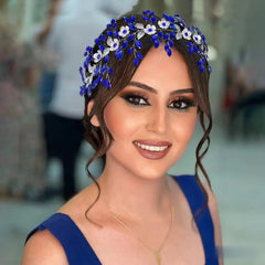 Bridal Hairband Flower Leaf Wedding Headpiece for Events Weddings HP880